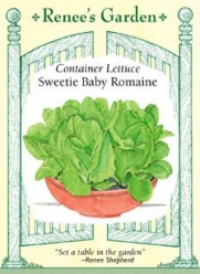 Container Lettuce Seeds - Sweetie Baby Romaine